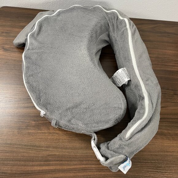 My Best Friend Infant Support Nursing Pillow Adjustable Wraparound Design Gray - Picture 2 of 16